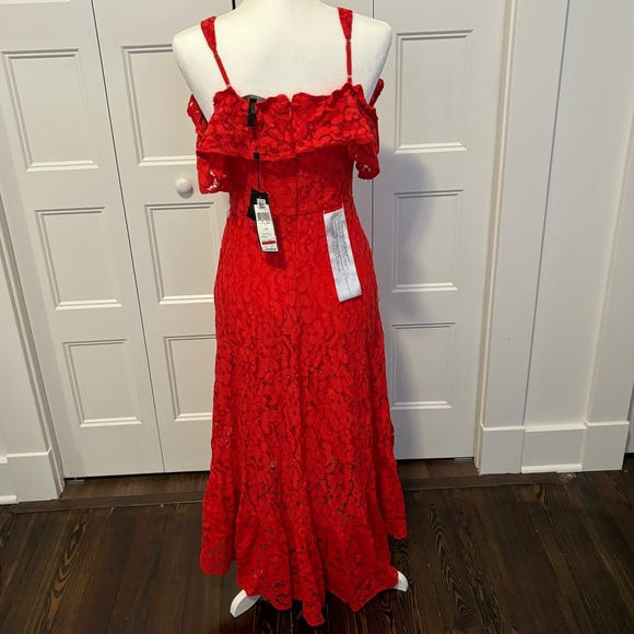 BCBG Lace High Low Dress - Picture 3 of 6